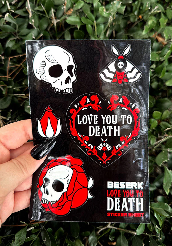 Love You To Death | STICKER SHEET
